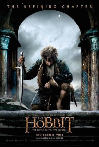 The Hobbit : la Bataille des Cinq Armées de Peter Jackson - affiche