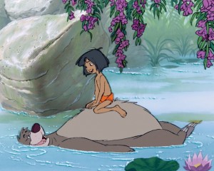 Baloo et Mowgli - Le Livre de la Jungle de Walt Dsiney (1967)