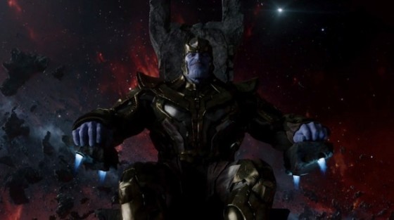 Thanos dans les Gardiens de la Galaxie : Photo Walt Disney Pictures