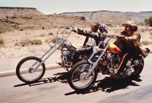 Peter Fonda et Dennis Hopper dans Easy Rider