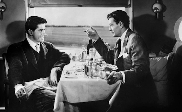 Farley Granger et Robert Walker dans L'inconnu du Nord Express d'Alfred Hitchcock (1951) Farley Granger et Robert Walker dans L'inconnu du Nord Express d'Alfred Hitchcock (1951)
