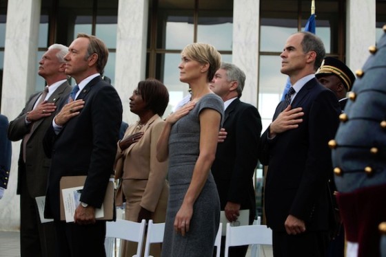 Kevin Spacey et Robin Wright dans House of Cards (saison 1) Kevin Spacey et Robin Wright dans House of Cards (saison 1)