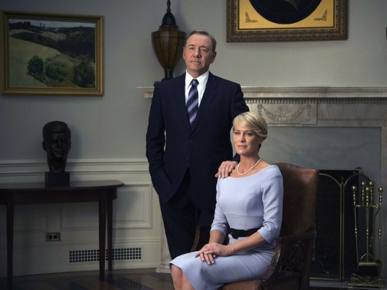 Kevin Spacey et Robin Wright dans House of Cards (saison 3)