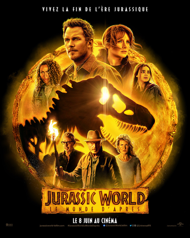 Jurassic World - Le monde dapres de Colin Trevorrow - Affiche
