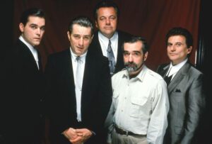 Ray Liotta, Robert De Niro, Paul Sorvino, Martin Scorsese et Joe Pesci - Les Affranchis