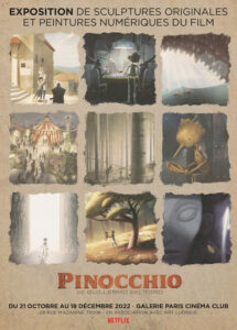 Affiche exposition Pinocchio de Guillermo Del Toro