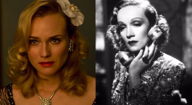 Diane Kruger - Marlene Dietrich dans lAnge Bleu