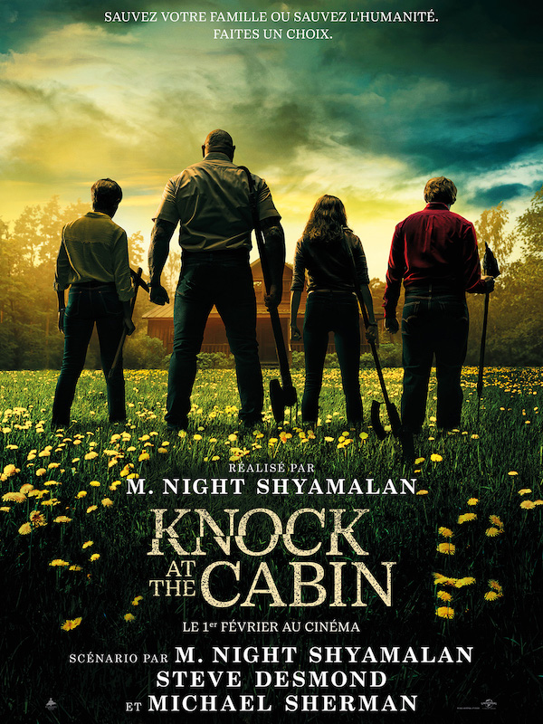 Knock at the cabin - affiche