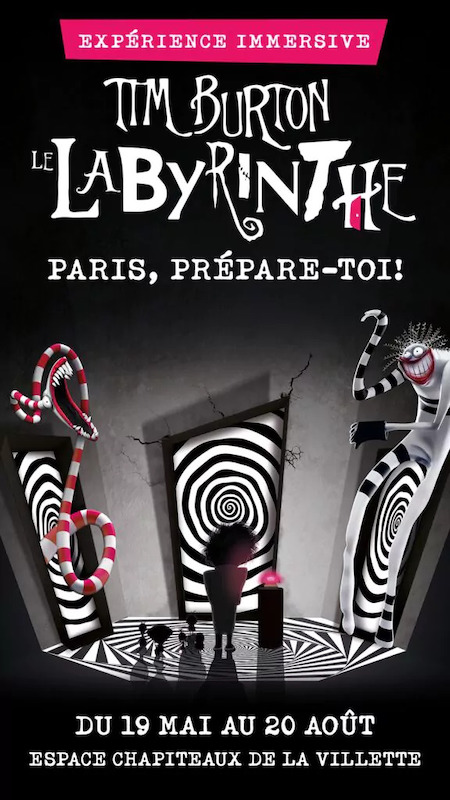 Tim Burton Le Labyrinthe -affiche