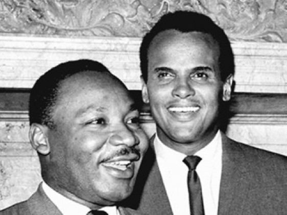 Martin Luther King et Harry Belafonte