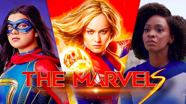 The Marvels de Nia DaCosta avec Iman Vellani, Brie Larson et Teyonah Parris