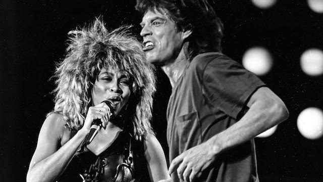Tina Turner et Mick Jagger