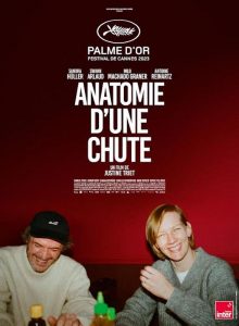 Anatomie d'une chute de Justine Triet - affiche Anatomie dune chute de Justine Triet - affiche