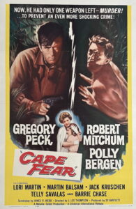 Cape Fear de 1962 - affiche Cape Fear de 1962 - affiche