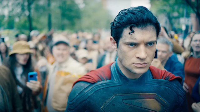 David Corenswet dans Superman de James Gunn David Corenswet dans Superman de James Gunn