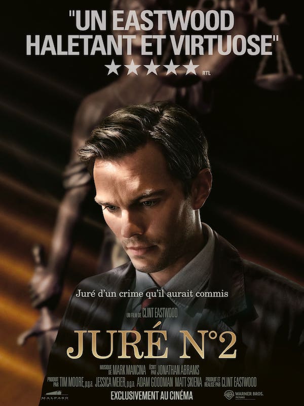 Jure n2 de Clint Eastwood - affiche Jure n2 de Clint Eastwood - affiche