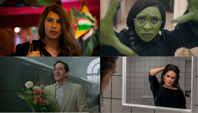 Emilia Perez Wicked The Brutalist The Substance - Oscars 2025 Emilia Perez Wicked The Brutalist The Substance - Oscars 2025