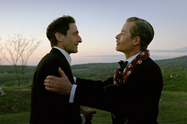 Adrien Brody et Guy Pearce dans The Brutalist de Brady Corbet Adrien Brody et Guy Pearce dans The Brutalist de Brady Corbet