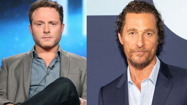 Nic Pizzolatto et Matthew McConaughey Nic Pizzolatto et Matthew McConaughey