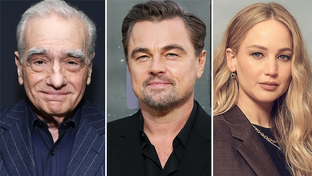 Martin Scorsese Leonardo DiCaprio Jennifer Lawrence Martin Scorsese Leonardo DiCaprio Jennifer Lawrence