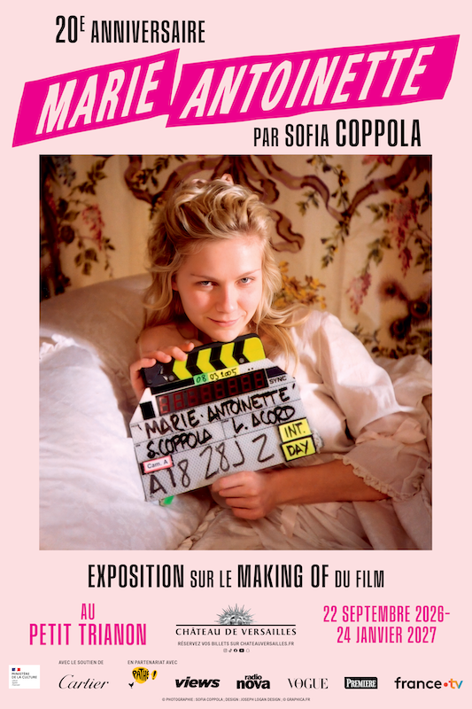 Expo Marie Antoinette affiche - Credit image by Sofia Coppola - Joseph Logan Design - Graphica Expo Marie Antoinette affiche - Credit image by Sofia Coppola - Joseph Logan Design - Graphica